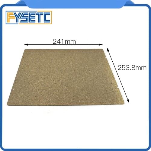 Prusa I3 MK3 MK52 Double Sided Textured PEI Spring Steel Sheet Powder Coated PEI Build Plate For Prusa i3 MK2.5S mk3 MK3S