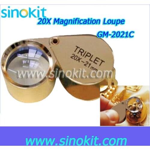 Hand held Magnifying Glass 20x Jewelry Loupe - GM-2021C