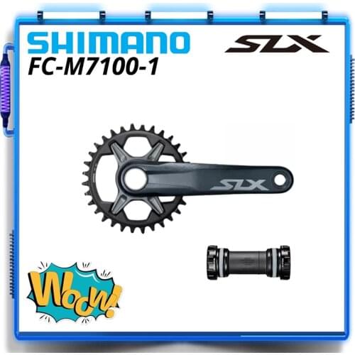 SHIMANO SLX FC M7100 Crankset 12S MTB Bike Chainwheel 170mm 34T MT800 Bottom Bracket FC-M7100 Crank