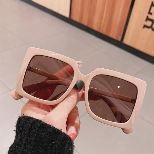 Brand Fashion Sunglasses Womens Summer Outdoor Travel Sun Glasses Oversized Shades For Men 2021 Luxury Square Eyewear UV400
