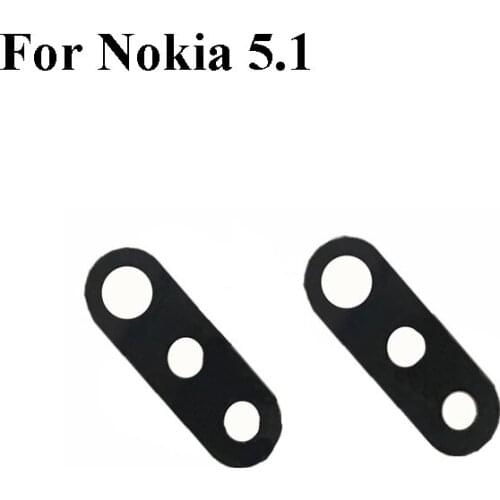 1PCS For nokia 5.1 Rear Back Camera Glass Lens Cover For nokia5.1 Replacement Cell Phone Repair Spare Parts For nokia 5.1