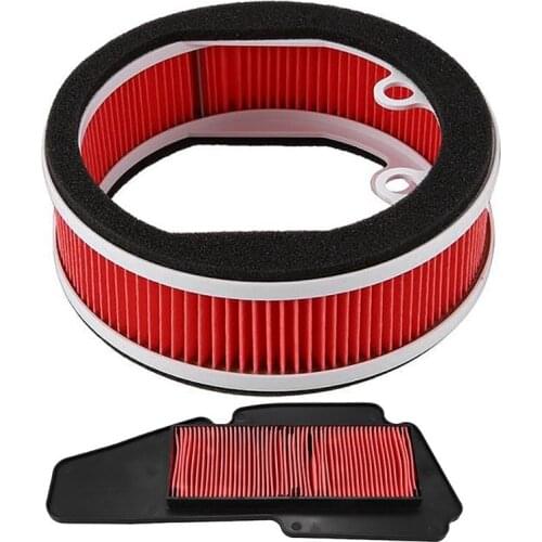 2Pcs Motorcycle Air Filter Air Intake Cleaner for YAMAHA SMAX155 FORCE155 HW125 HW150