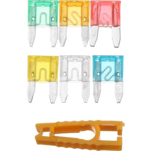 120pcs Mini Blade Fuse Assortment Set Auto Car Truck DG Motorcycle SUV Fuses Kit