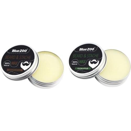 2pcs Beard Balm For Men Best Growth Cream Moisturizer and Softener Lotion for Beard Styling