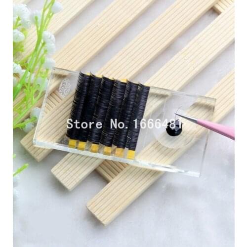 3pcs/lot Eyelash Holder & Pallet Eyelash Crystal Stone Adhesive Glue Pallet 2 in 1 Free Shipping