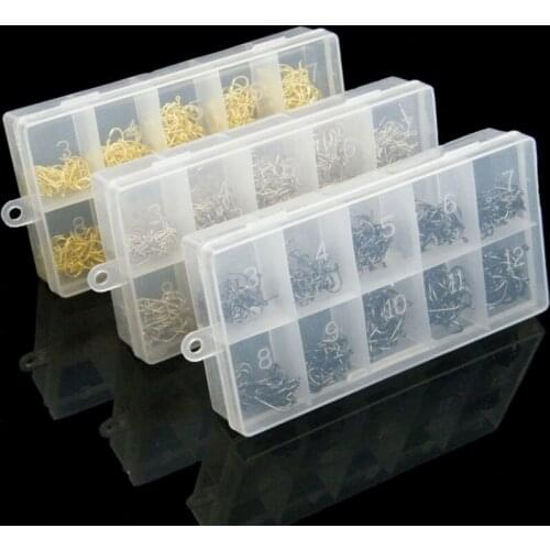 500pcs/ Set Fishing Hooks Barbed Circle High Carbon Steel Fishhook 3-12#Carp Fly Fishings Hook Sea Accessories Tackle Pesca