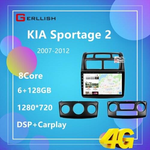 Android voice control car radio multimedia for KIA sportage 2 JE km 2007-2012 navigator GPS car auto radio no 2din 2 din dvd