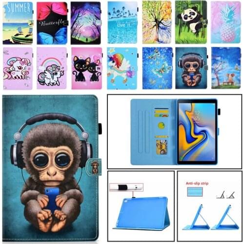 Case for iPad 10.2 2020 2019 Tablet Funda Cartoon Stand PU Leather Cases for iPad 8th 7th Generation Smart Cover for iPad 10.2