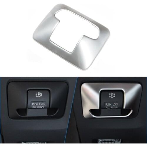 Car design Interior Electronics Handbrake Handbrake Button Keyboard Cover for Volvo 2009-2015 XC60 Sticker ABS for XC70 V60 S60