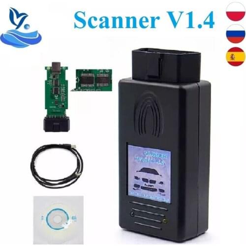 For BMWScanner 1.4.0 FTDI Chip OBD2 USB Diagnostic Interface Multi-Function forBMW 1.4 Scanner Unlock Version 1.4
