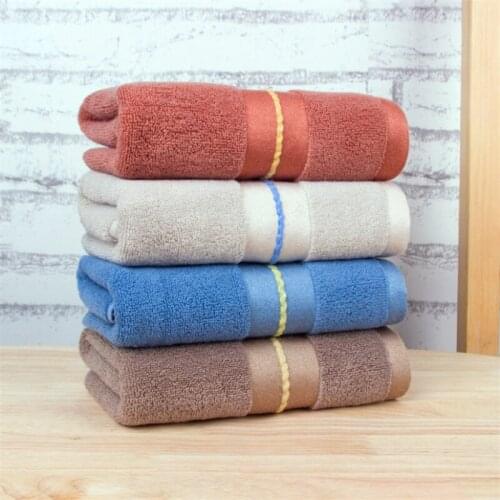 Factory Direct Sales of New Cotton Thickened Broken Hotel Towels Household Absorbent Face Wash Towels Can Be Customized Solid
