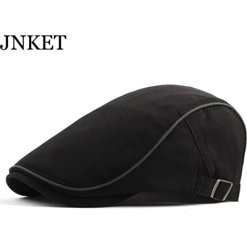 JNKET Spring Summer Beret Hat Fashion Leisure Unisex Peaked Cap Flat Caps Outdoor Travel hat Duckbill Cotton Hat Adjustable Size