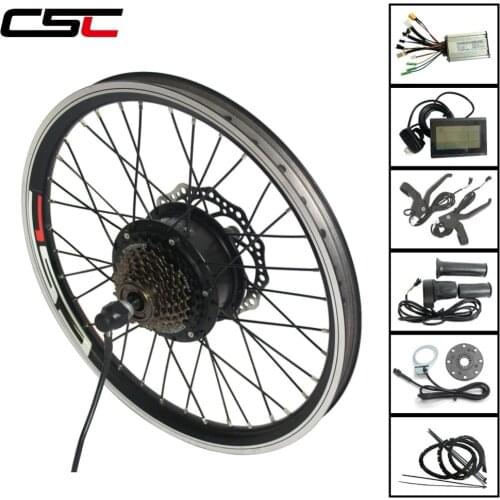 Electric bicycl Conversion Kit 36V 350W Bluetooth Hub Motor For 20" 24" 26" 28" 29'' 700C Ebike kit rear Wheel Motors