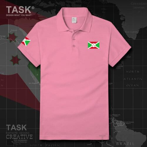 Army Burundi Burundian East Africa BDI BI Short sleeve Polo shirtscotton casual Breathable Slim Fit High Quality Business shirts