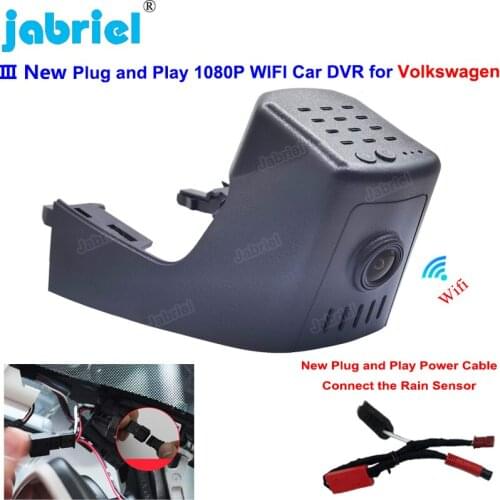 New Plug and Play 1080P Wifi Car Dvr Dash Cam Camera For Volkswagen Touareg Passat T Roc For VW Touareg Passat T Roc 2018-2021