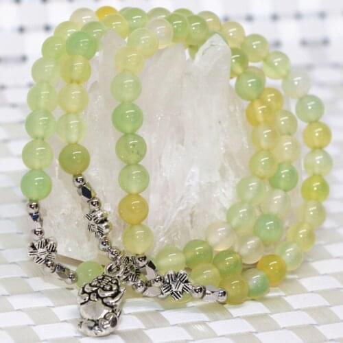 Original multicolor natural stone grape carnelian onyx agat round beads 6mm multilayer bracelets women elastic jewelry B2241