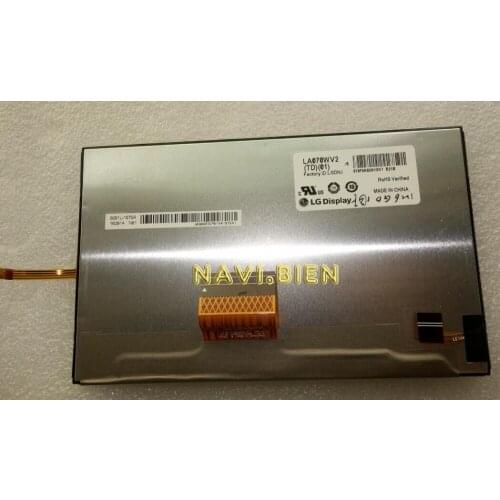 Original new L-G 7inch LCD display LA070WV2(TD)(01) LA070WV2-TD01 with touch screen panel for Toyota Prius 2012