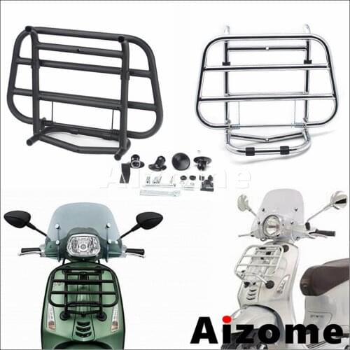 Stainless Steel Front Shelf Bracket Motorcycle Luggage Rack For Vespa Sprint 150 2017 Primavera 150 2015 2016 2017 2018 2019