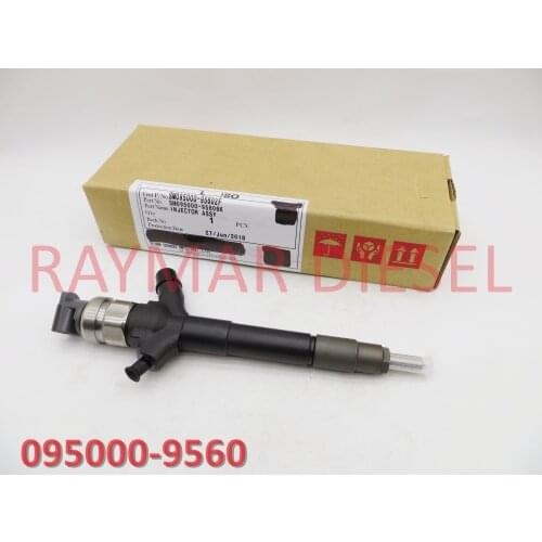 Genuine common rail diesel fuel injector 095000-9560, 095000-7490 for 4D56 DI-DC L200 High Power 1465A257, 1465A297