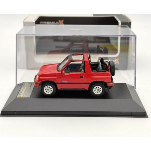 Premium X 1:43 For SUZUKI VITARA Convertible 1992 Red PRD329 Diecast Models Car