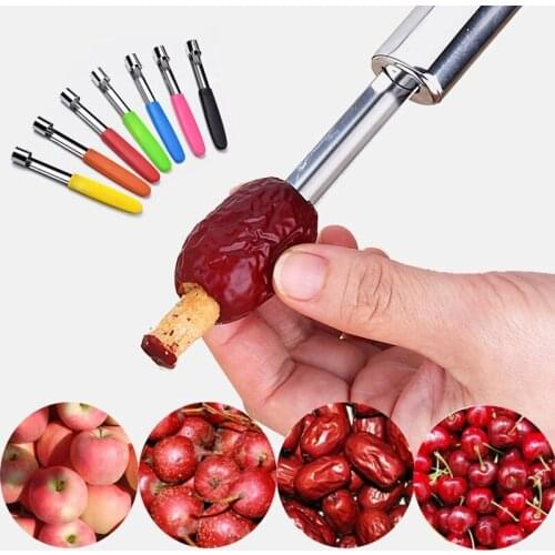 Stainless Steel Apple Corer Pitter Pear Apple Corer Remove Tool Fruit Pit Kitchen Easy Core Remove Tool Gadget Remover Pepper