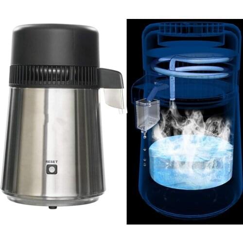 Direct Selling Terminal Purification Water Filter 4L Distiller Pure Purifier Ce Approved