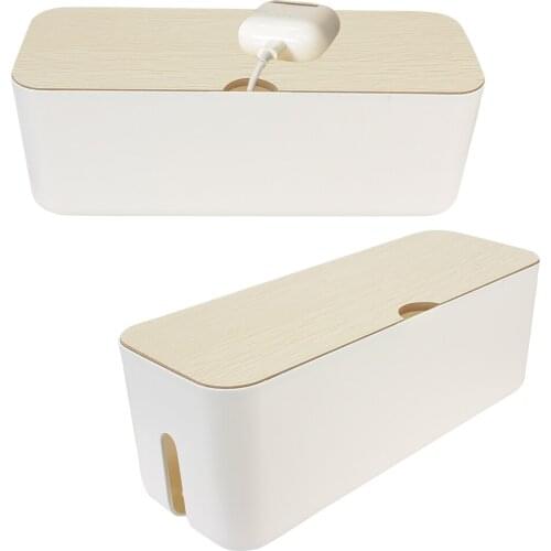 Anti Dust Charger Socket Organizer Cable Storage Box Power Strip Wire Case Charger Wire Management