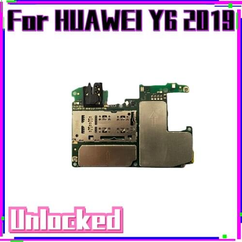 Unlocked For HUAWEI Honor Enjoy 8A Motherboard 32GB Good Tested Logic Board For HUAWEI Y6 2019 Mainboard WIth Full Chips