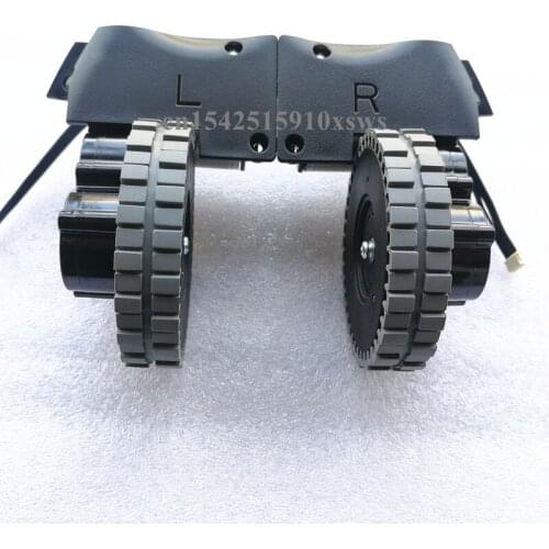 Vacuum Cleaner Left Right Wheel Assembly for Ilife V8s Robot Vacuum Cleaner Parts Ilife V8s V80 Wheels Include Motor Replacement