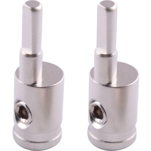 Silver Metal 1/0 Gauge to 4 Gauge Car Stereo Audio Amp Power/Ground Input Wire Reducer