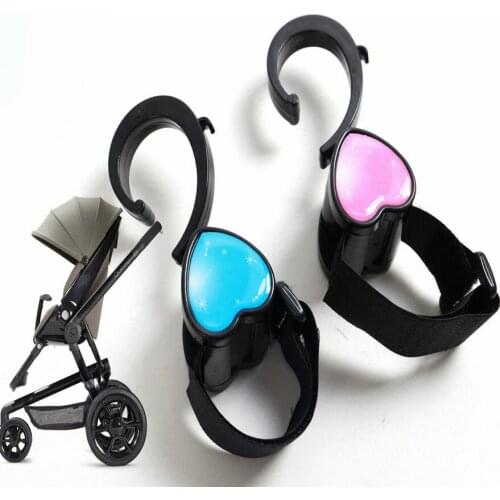 2 PCS/LOT High Quality Multifunction Stroller Hooks 360 Degree Rotation Bag Hanging Hanger Baby Carriage Stroller Accessories