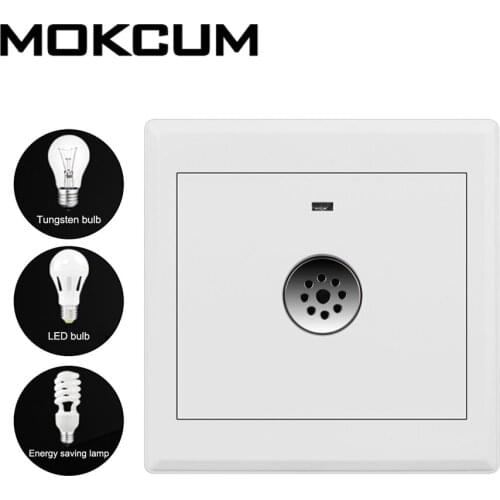 AC 180V-250V Sound and Light Control Induction Switch Module Sensor Module High Power Delay Module Sensor Panel for Home Corrido