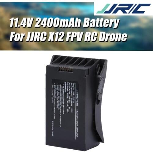 Good Original JJRC 11.4V 2400mAh LiPo Battery for JJRC X12 5G WiFi FPV RC GPS Drone Spare parts JJRC Battery Accessories