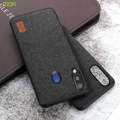 For Samsung A51 A20e A50 Case Fabric Shockproof Back Cover MOFi For Galaxy M30 S7 Edge Luxury Anti-Knock Coques Capas