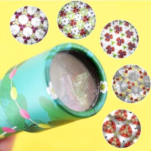 Autism Toys For Children Kaleidoscope Montessori Cartoon Autism Toys Kids Color Magic Fancy World Kaleidoscope Toy Birthday Gift