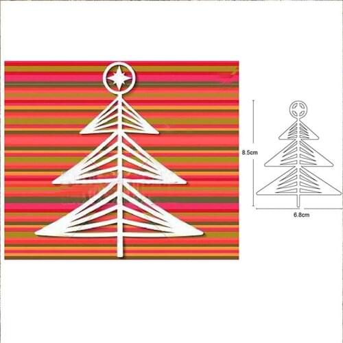 Christmas Tree Frame Metal Cutting Dies Stencils for dies Scrapbooking Cards Making Paper Embossing Die Cuts Craft dies new 2020