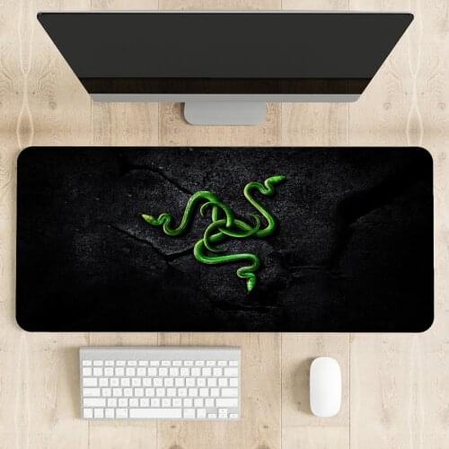 Mouse pad Razer Gaming Accessories Computer Large 900x400 Mousepad Gamer Rubber Carpet With Backlit Play CS GO LOL Desk Mat