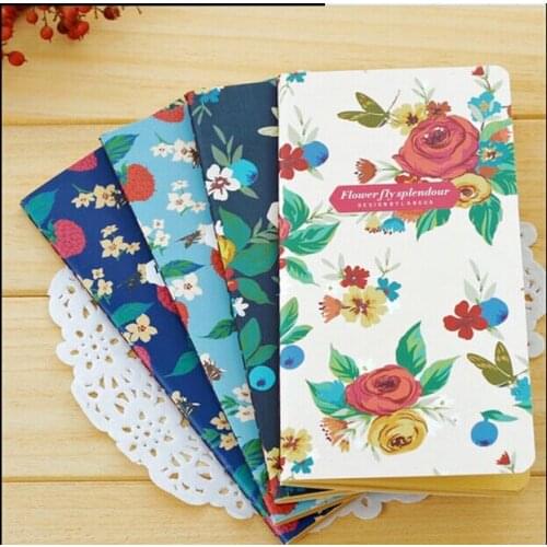1pcs/lot Beautiful 90*173mm Butterfly Dance Weekly Planner 2 Car Line DIY Weekly Plan Book Portable Notebook