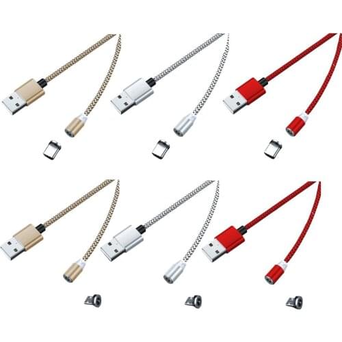 Magnetic USB Cable For Android Fast Charging Micro USB Type C Cable For Samsung Xiaomi Huawei Mobile Phone Charger Wire