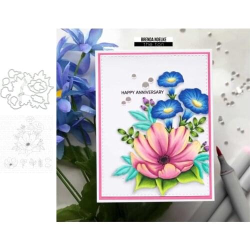 Flower Metal Cutting Dies for Scrapbooking Handmade Tools Mold Cut Stencil New 2021 DIY Card Make Mould Model Craft Decoration