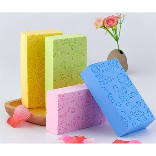 Soft Body Scrubber Bath Exfoliating Sponge Shower Brush Skin Cleaner Cleaning Sponge Pad Body Dead Skin Remover Bathing Supplies