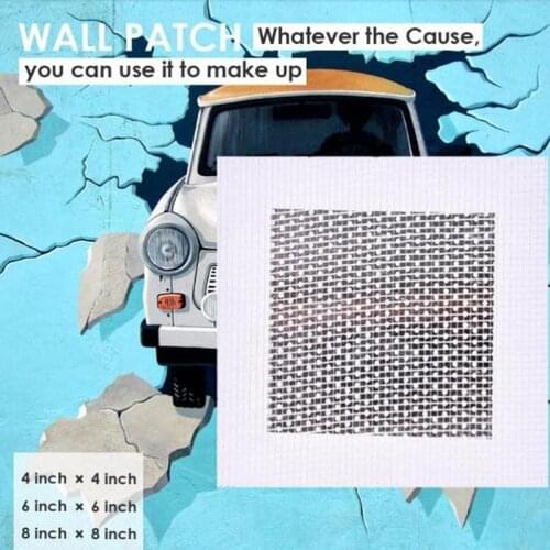 Wall Patch Adhesive Mesh Home Special Wall Quick Repair Aluminum Plate Repair Patch For Damaged Drywall Ceiling 4*4/6*6/8*8 inch