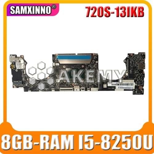 NM-B491 Laptop motherboard For Lenovo Ideapad 720S-13IKB original motherboard 8GB-RAM I5-8250U