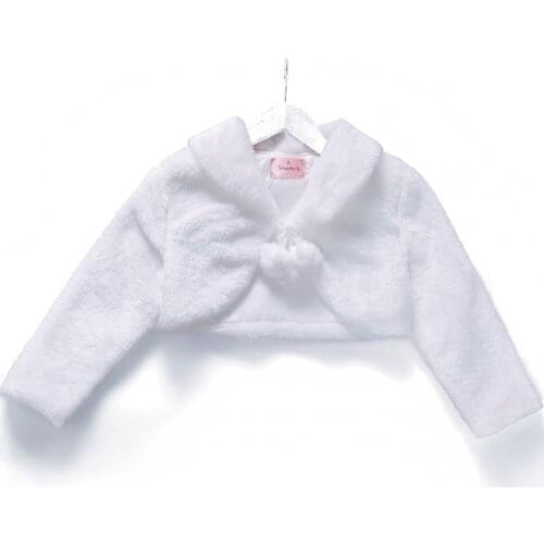 2020 new fashion childrens clothing Childrens coat winter thick long-sleeved warm wedding flower girl