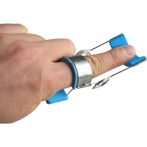 Plastic Metal Brace Finger Joints Training Splint Orthosis Fingers Contractures Spasm Hemiplegic Stroke Knuckle Recovery Device