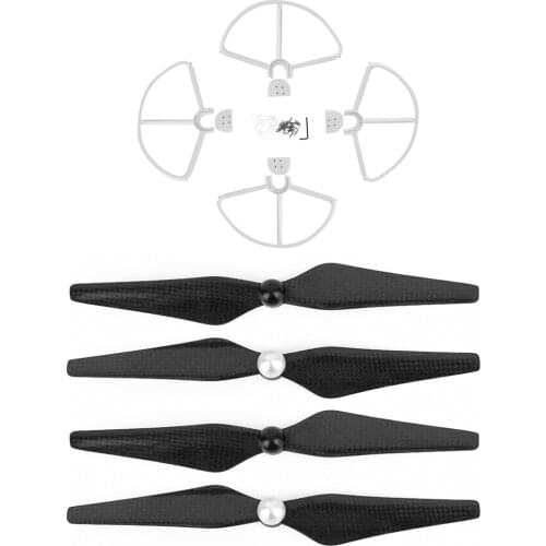 4PCS 9450 Carbon Fiber Propeller Props Protector for DJI Phantom 3 Drone Quick Release Blade Bumper Wing Guard Spare Parts Kits