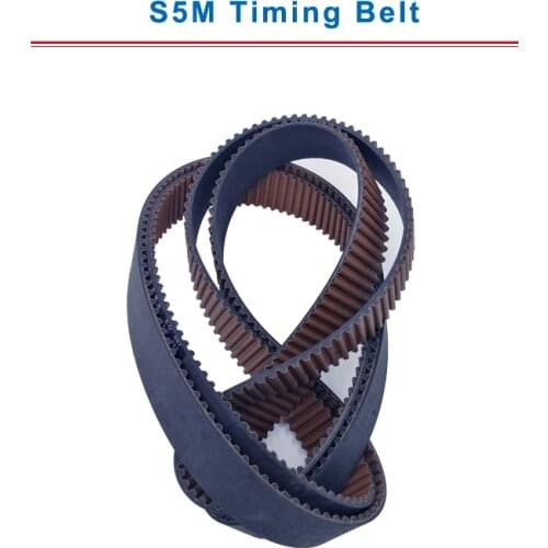 S5M Timing Belt with circular teeth 5M-1145/1150/1160/1175/1195/1100/1200/1225 belt width 15/20/25mm teeth pitch 5mm