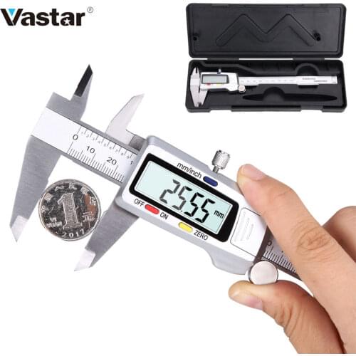 Stainless Steel Digital Caliper 6 inch Electronic Vernier Caliper 150mm Calliper Micrometer Digital Ruler Measuring Tool