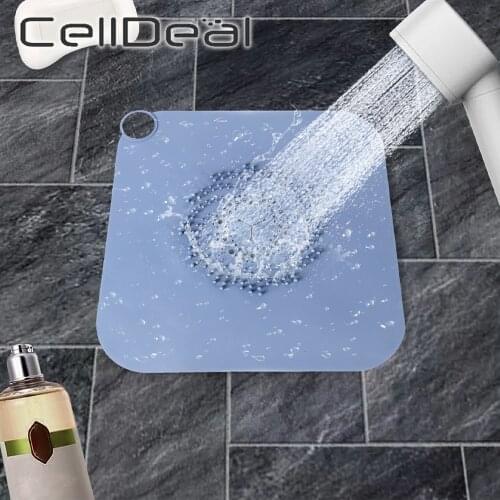 Floor Drain Cover Anti Clogging Silicone Filter Sewer Odor Proof Cover Drain Strainer Stopper Pad for Kitchen Bathroom Sink