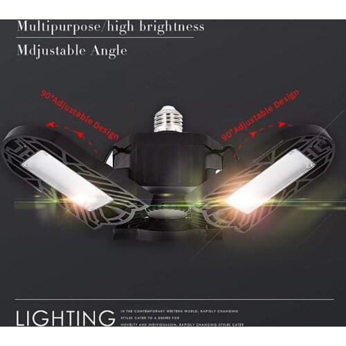 Super Bright E27 UFO LED High Bay Light Garage Lamp AC 85-265V Waterproof IP65 Industrial Lighting With Microwave Motion Sensor